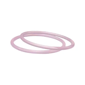 Artisan Lock Heart Jade Chalcedony Bangles Women's
