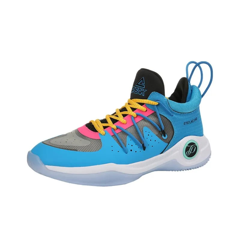 PEAK Magic Bullets Technology Mid Top Performance Basketball Shoes Men's Blue-2