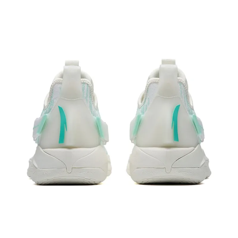 Anta GH3 Shock Absorbers Slip Resistant, Abrasion Resistant, Breathable Low Top Basketball Shoes Men's White Green-3