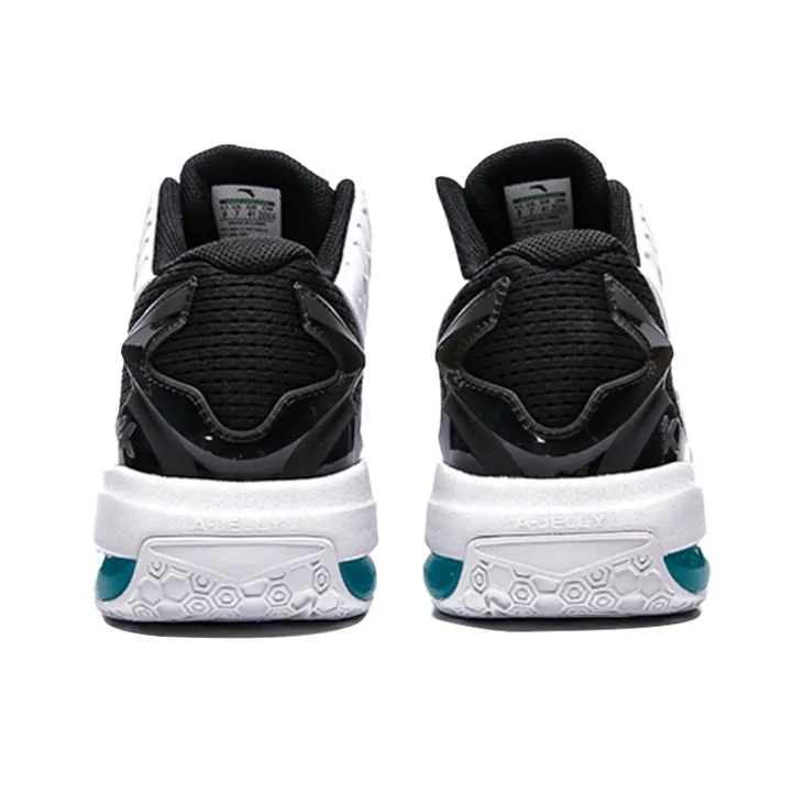 Anta KT3 Thompson Cushioning Anti Slip And Wear Resistant High Top Basketball Shoes Men's White Black-3