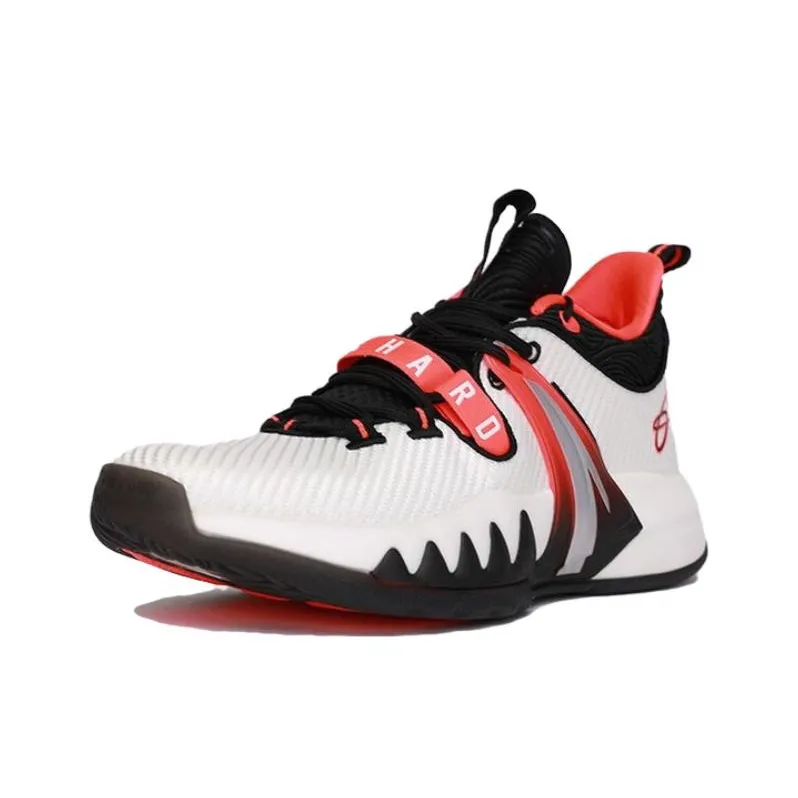 Anta GH2 Gordon Hayward Cushioning Anti Slip And Wear Resistant Support Low Top Basketball Shoes Men's White Red-1