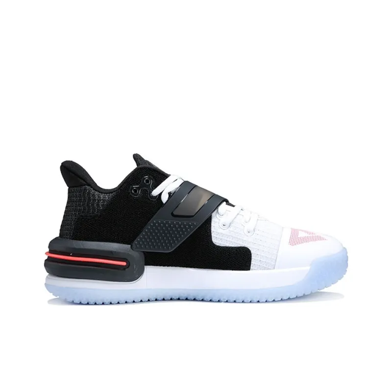PEAK Taichi Flash 2nd Generation Cushioning Anti-Slip And Wear-Resistant Low-Top Basketball Shoes White Black-1