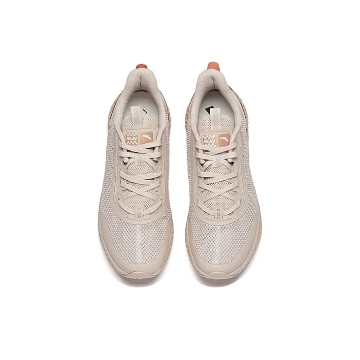 Anta Martian Foam Abrasion Resistant Slip Resistant Low Top Running Shoes Women's Lotus Gray-2