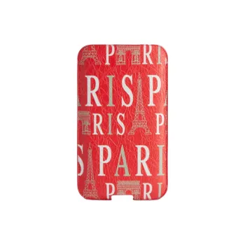 Balenciaga Lambskin Cell Phone Pouch Women's Red