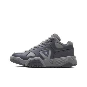 PEAK Star Stone Skateboard Shoes Unisex Mid Top Paloma Gray