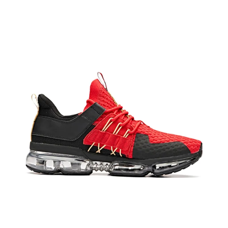 NASA x Anta Black Hole Wear-Resistant Low-Top Running Shoes Men's Red Gold Black-1