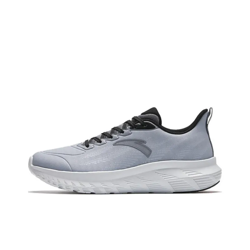 Anta Light Cloud Anti-Slip Wear-Resistant Low-Top Running Shoes Men's Gray-0