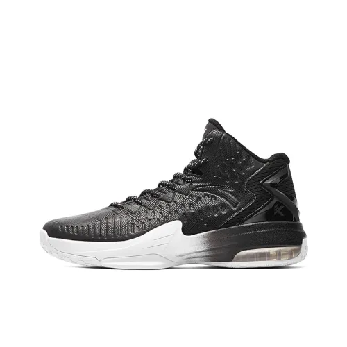 Anta KT3 Thompson Cushioning Anti Slip And Wear Resistant Coverage Mid Top Basketball Shoes Men's Black White