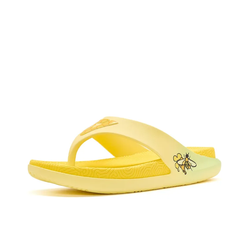 PEAK Statistic Sandals Slide Slippers Men's Touch Me Not Yellow-2