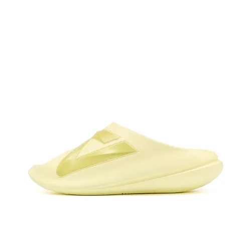 PEAK Tai Ji1.0 Slide Slippers Unisex Yellow Cream