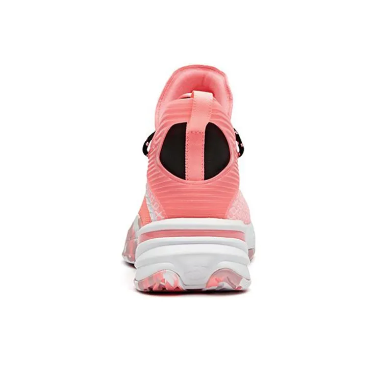 Anta UFO2.0 Celestial 2 Cushioning Anti-Slip And Wear-Resistant High-Top Performance Basketball Shoes Pink Black White-3