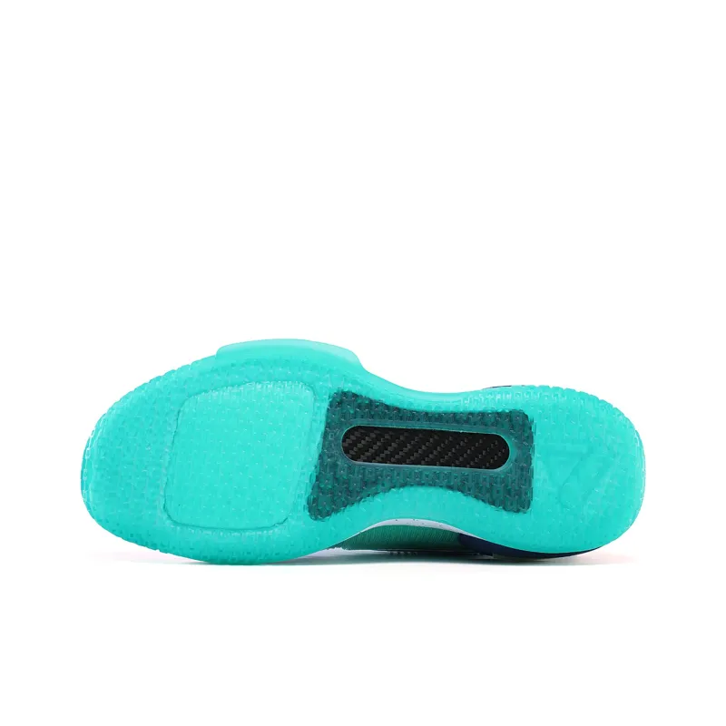 PEAK Flash 2 Generation Basketball Shoes Men Low Top Snow Crystal Blue/Bright Green-5