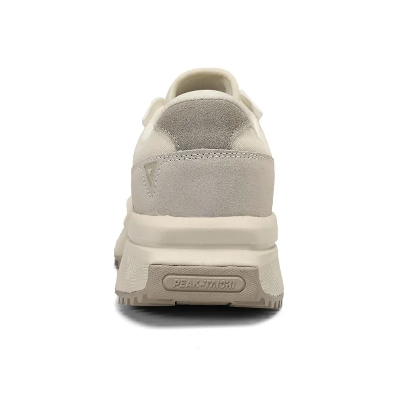 PEAK 70S Taichi Wear-Resistant Slip-Resistant Low-Top Casual Shoes Women's Ecru-5