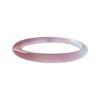QUIET LOVE Chalcedony Jade Bangles Women's