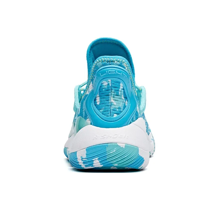 Anta Light Cavalry 5 Cushioning Anti-Slip And Wear-Resistant Low-Top Basketball Shoes Blue-2