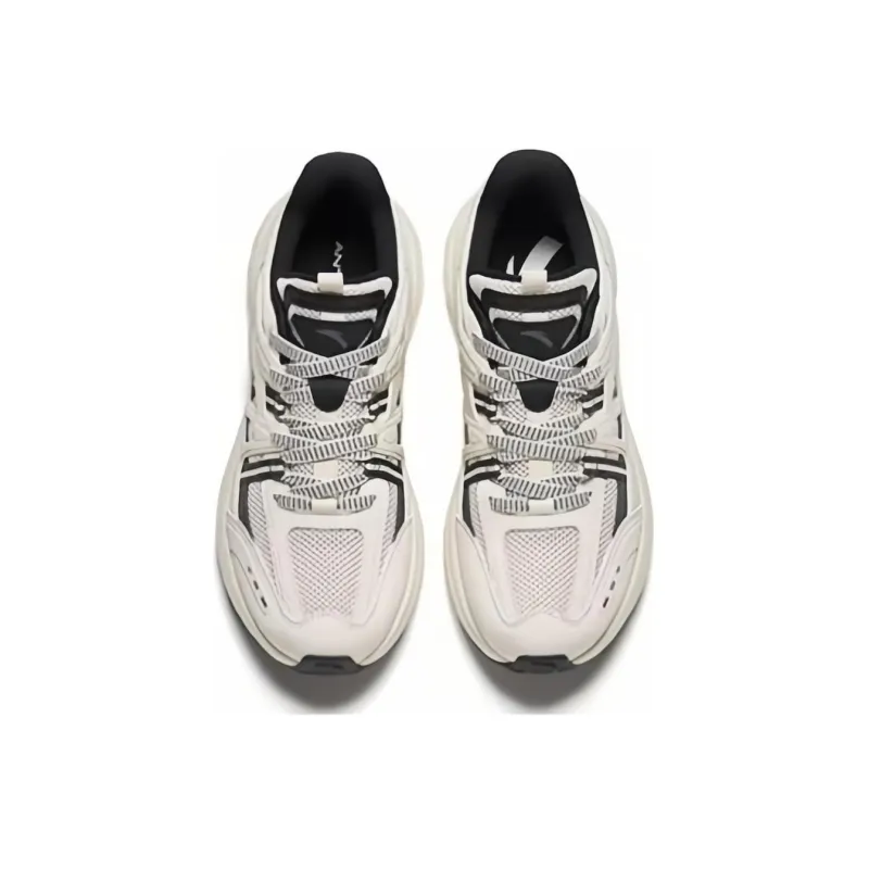 Anta AT955 Anti Slip Wear Resistant Low Top Running Shoes Men's Castle Gray-2
