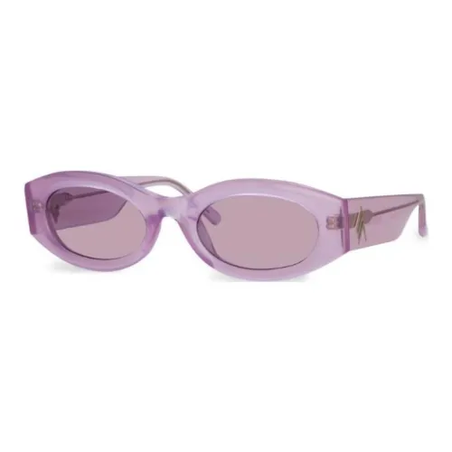 Linda Farrow X The Attico Berta Oval Sunglasses