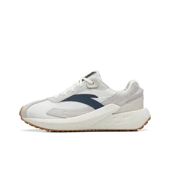 Anta Icing Cushioning Anti Slip And Wear Resistant Low Top Sports Casual Shoes Women's White Gray Blue Brown
