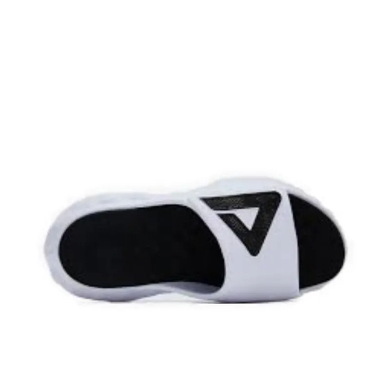 PEAK State Pole Cloud Quiet Slide Slippers Men's White Black-3