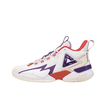 PEAK Attitude Extreme Series Basketball Shoes Men Mid Top Baymax/Light Purple