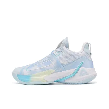PEAK Magic Horse 1.0 Mid Top Performance Basketball Shoes Men's Blue White