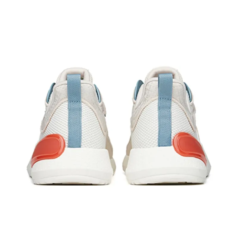 Anta Rubik's Cube Cushioning Anti-Slip And Wear-Resistant Low-Top Casual Shoes Men's Gray White-4