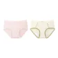 A Set-Macaron Color Block-Pink+Yellow Cream