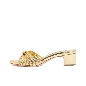 Loeffler Randall Slide Slippers 4.5cm Women's Gold