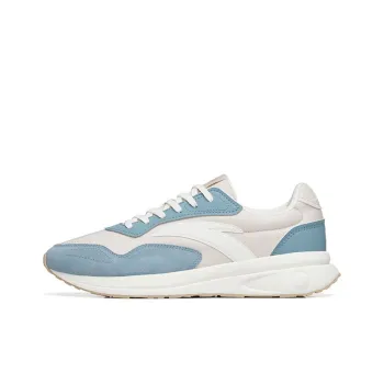 Anta HERITAGE Low Top Casual Shoes Men's Gray Blue