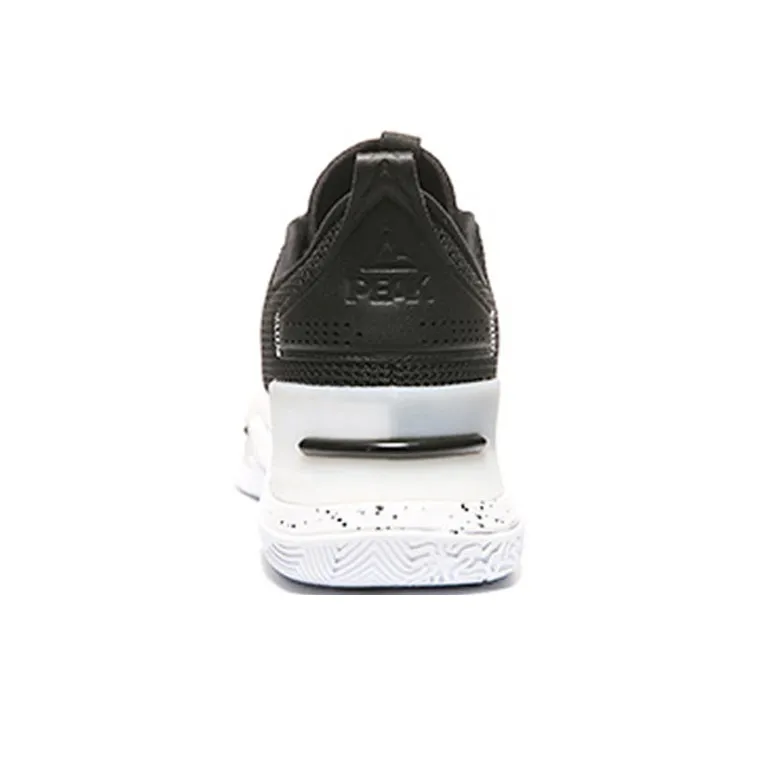 PEAK Flash Taichi Cushioning Anti Slip And Wear Resistant Low Top Basketball Shoes Men's Black White-2