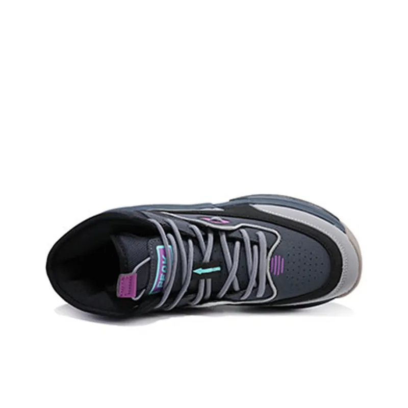 PEAK Shock Absorbers High Top Running Shoes Women's Dark Gray-4