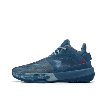 PEAK State Extremely Large Triangle 1.0 Cushioning Anti Slip And Wear Resistant Mid Top Basketball Shoes Photo Blue
