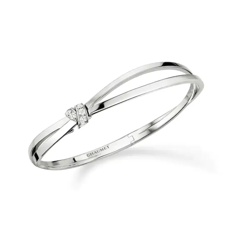 Chaumet Liens Lineage Lifetime Series Bangles Women's White Gold-0