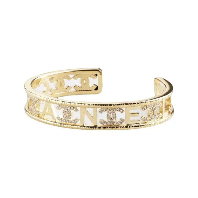 CHANEL Metal Bangles Women's Gold-1