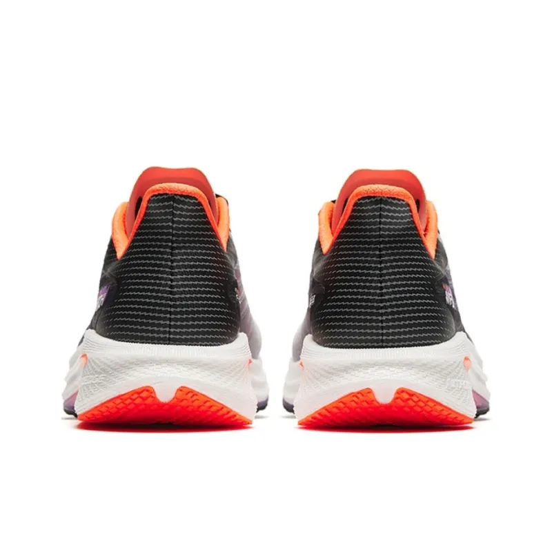 Anta MACH 4.0 Cushioning, Slip Resistant, Rebound Low Top Casual Running Shoes Men's White Black Orange-2
