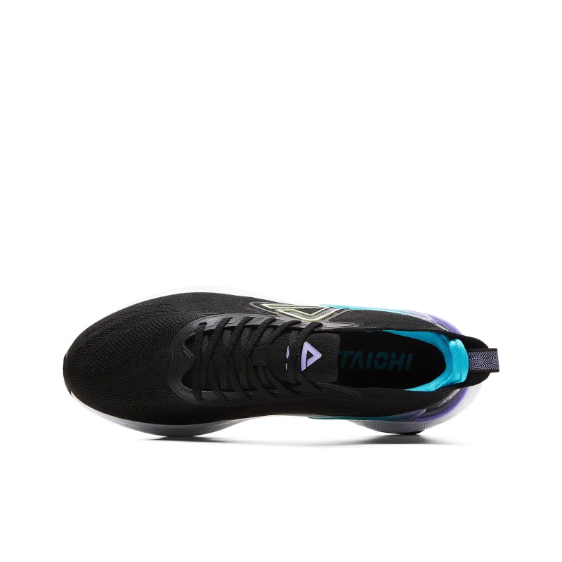 PEAK State Pole 6.0 Cushioning Breathable Low Top Running Shoes Men's Black Orchid Purple-3