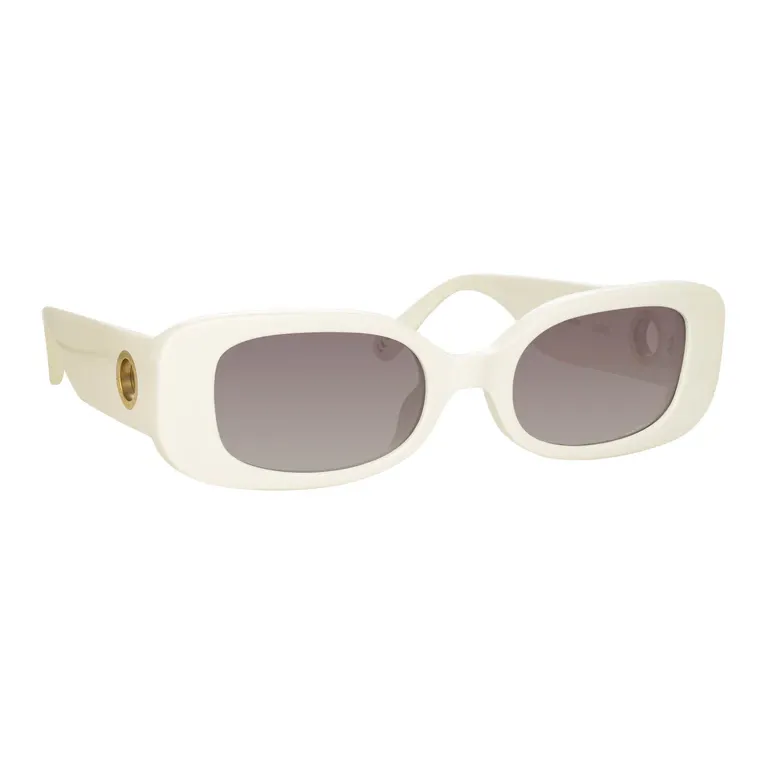 Linda Farrow Lola Reatangular Frame Sunglasses-1