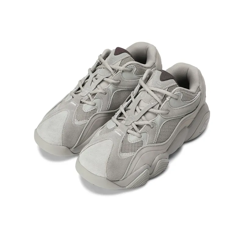 PEAK State Pole 6371 Low Top Chunky Sneakers Men's Bilbao Gray-2