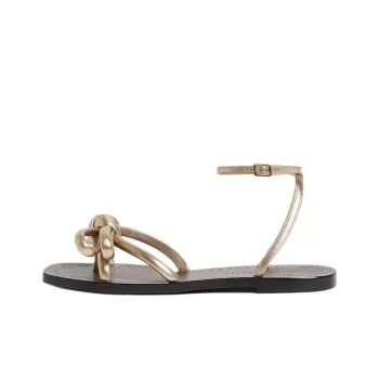 Loeffler Randall Henriette Strap Sandals Women's Gold