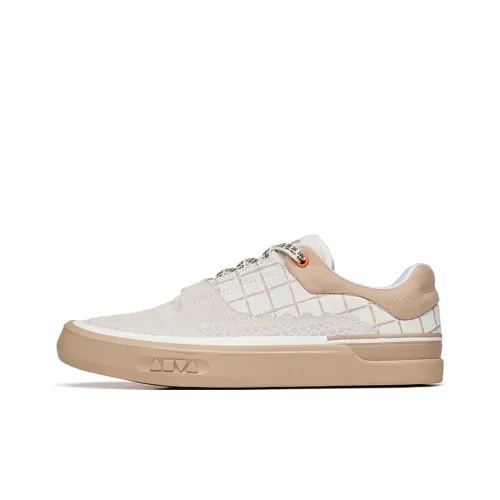 ANTA Ao Li Skateboard Shoes Men Low-Top Lotus Grey