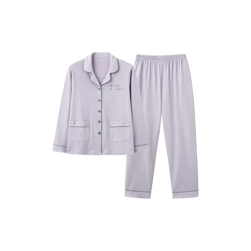MADALLO Pajama Set Women's Light Lavender-0
