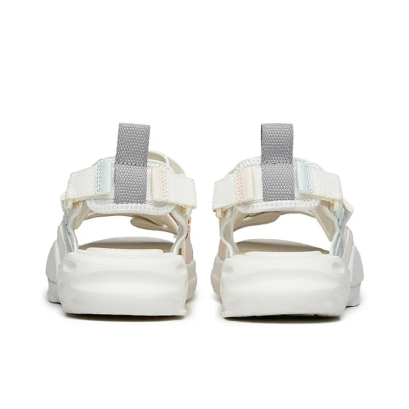 Anta Bastard Beach Sandals Women's White Brown Green-3