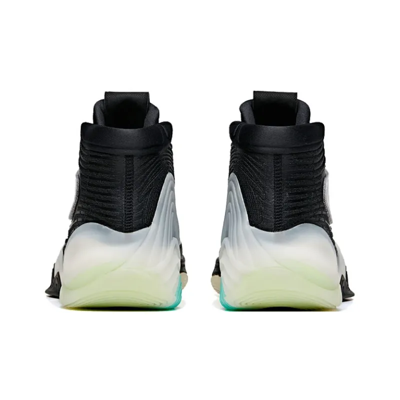 Anta KT6 'Flying White' Cushioning Anti-Slip And Wear-Resistant High-Top Basketball Shoes White Black-3