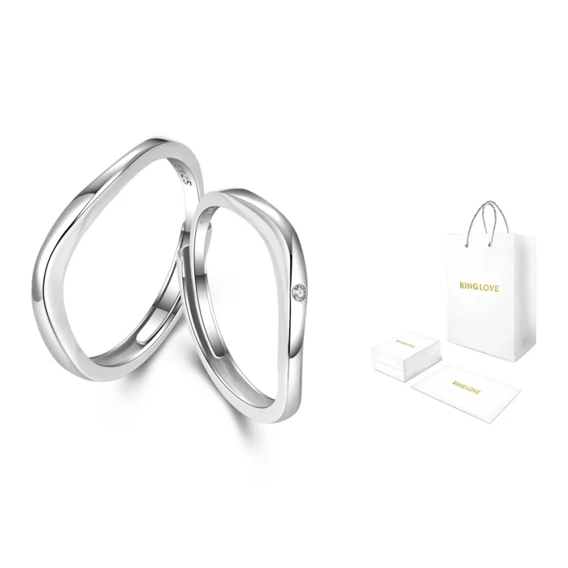 RINGLOVE S925 Silver Rings Unisex-0