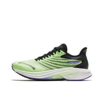 Anta MACH Mach 4.0 Cushioning Anti Slip And Wear Resistant Rebound Low Top Running Shoes Men's Green Black