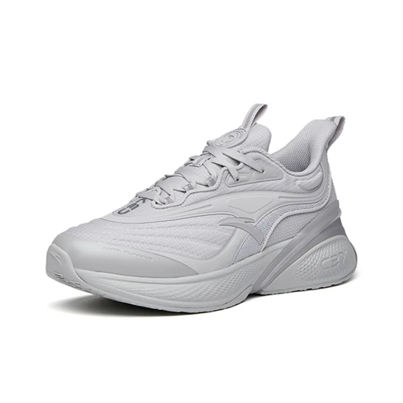 Anta C37 2.0 Cushioned Abrasion Resistant Slip Resistant Low Top Running Shoes Men's Cloud Gray-2