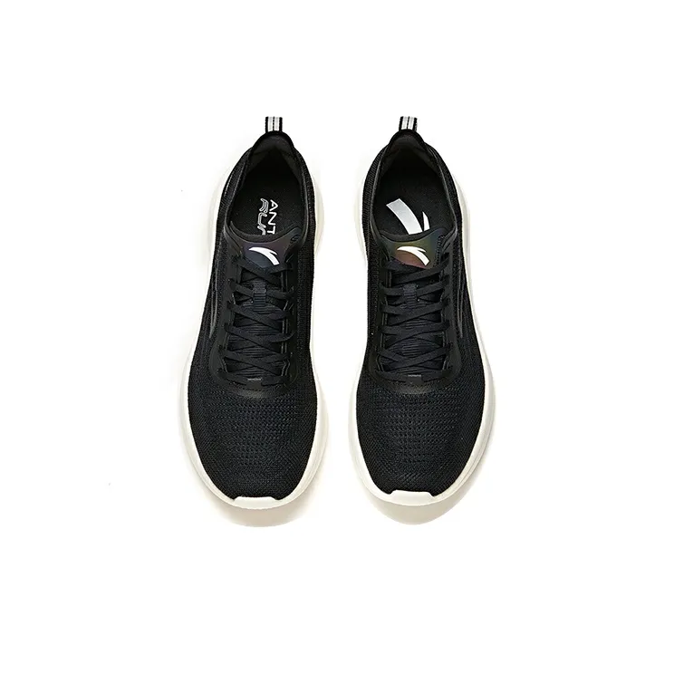 Anta Hydrogen Run III Cushioning Anti Slip And Wear Resistant Low Top Running Shoes Black-2