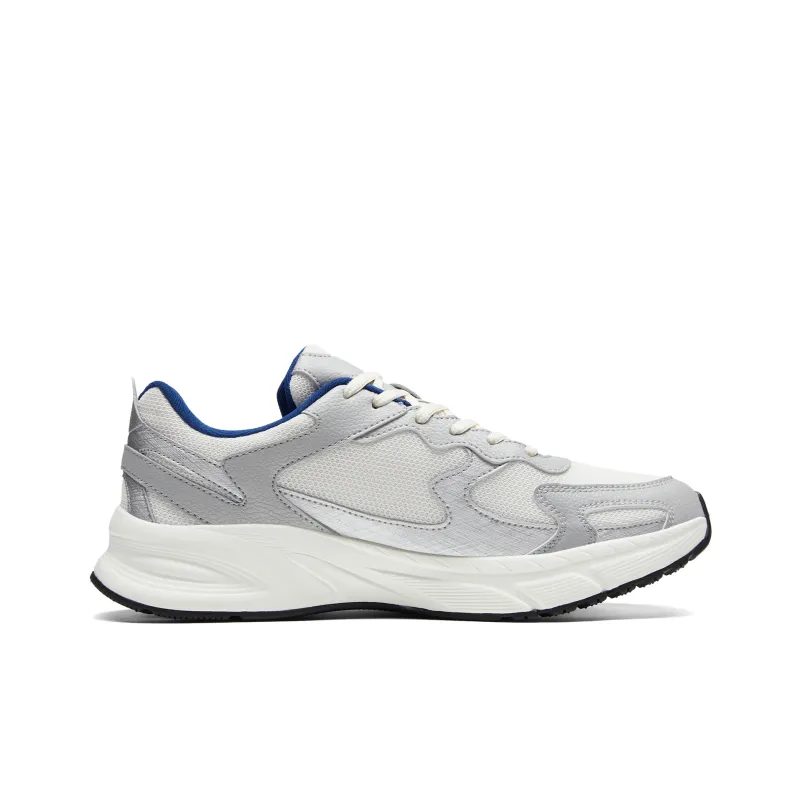 PEAK OG 7000 Slip Resistant Low Top Running Shoes Men's Ash Ecru-1