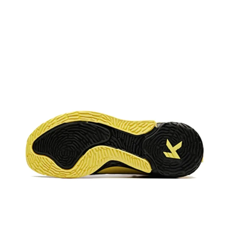 Anta KT4 Shock Absorbers Slip Resistant Breathable Low Top Basketball Shoes Men's Yellow Black-5