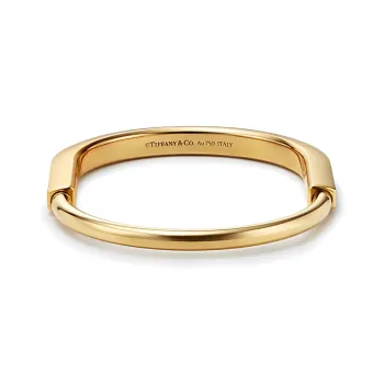 TIFFANY & CO. Lock Bangles Unisex Gold